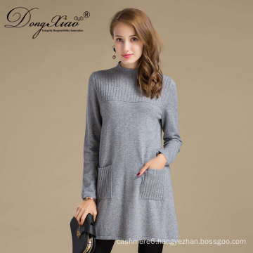 Women'S Long Dress Pullover Merino Wool Sweater For Winter Spring Autumn